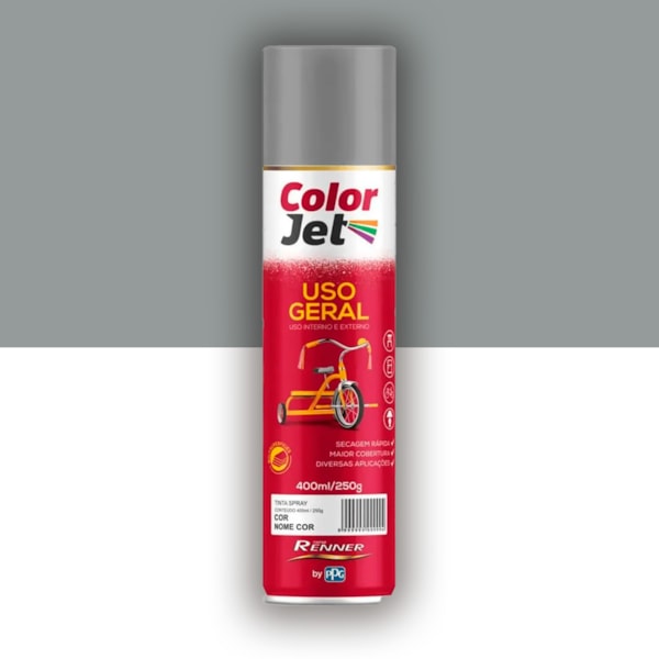 Tinta Spray Grafite Uso Geral Color Jet