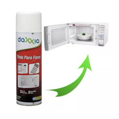 Tinta Spray para Microondas Branco Interno/Externo Daxxia Tinta Spray para Microondas Branco Interno/Externo Daxxia