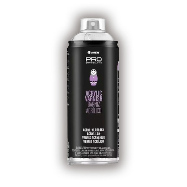 Tinta Spray Verniz Acrilico Brilhante MTN Tinta Spray Verniz Acrilico Brilhante MTN