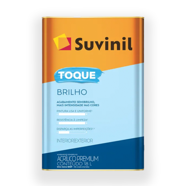 Toque Brilho Suvinil Branco 18l Toque Brilho Suvinil Branco 18l