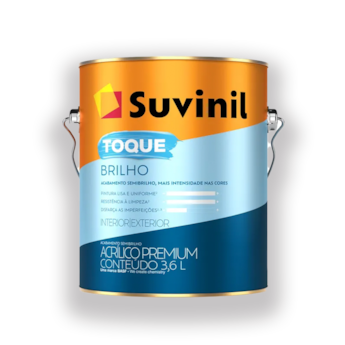Toque Brilho Suvinil Branco 3,6l Toque Brilho Suvinil Branco 3,6l