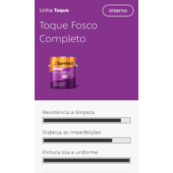 Toque Fosco Completo Suvinil Branco 18l  Toque Fosco Completo Suvinil Branco 18l