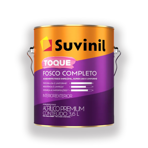 Toque Fosco Completo Suvinil Branco 3,6l Toque Fosco Completo Suvinil Branco 3,6l