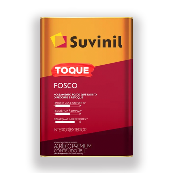 Toque Fosco Suvinil Branco 18l Toque Fosco Suvinil Branco 18l