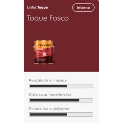 Toque Fosco Suvinil Branco 3,6l Toque Fosco Suvinil Branco 3,6l