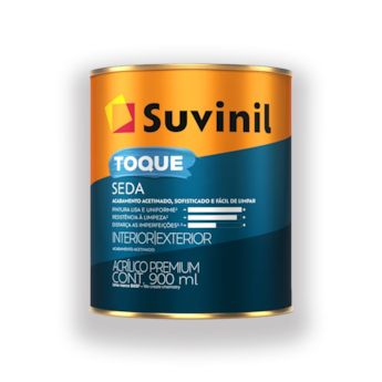 Toque Seda Suvinil Branco 900ml Toque Seda Suvinil Branco 900ml